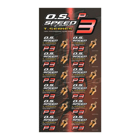GLOW PLUG O.S. SPEED GOLD P3
