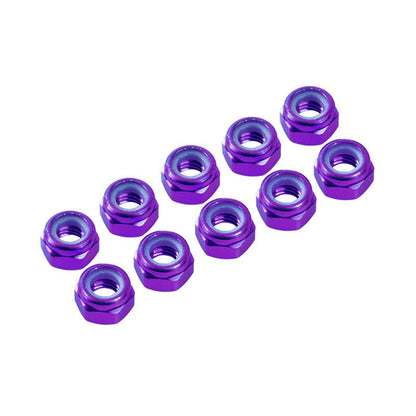 3 mm. ALU. NYLON NUT (10pcs)
