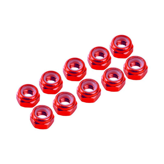 3 mm. ALU. NYLON NUT (10pcs)
