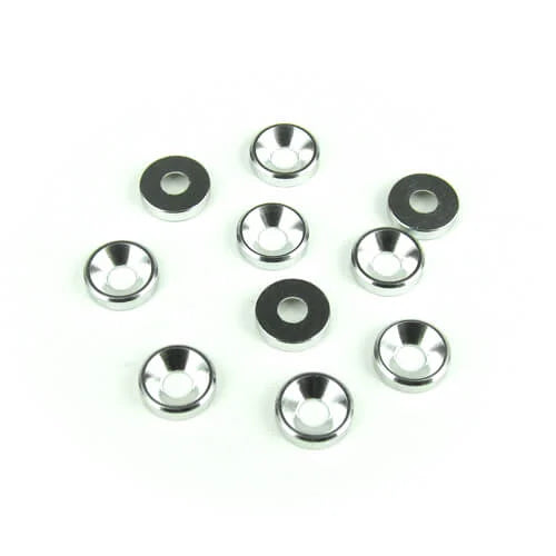 TKR1220 – M3 Countersunk Washers (aluminum, natural, 10pcs)