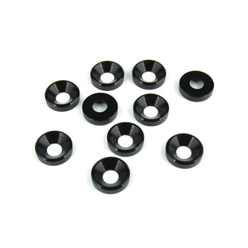 TKR1228 – M4 Countersunk Washers (black anodized, 10pcs)