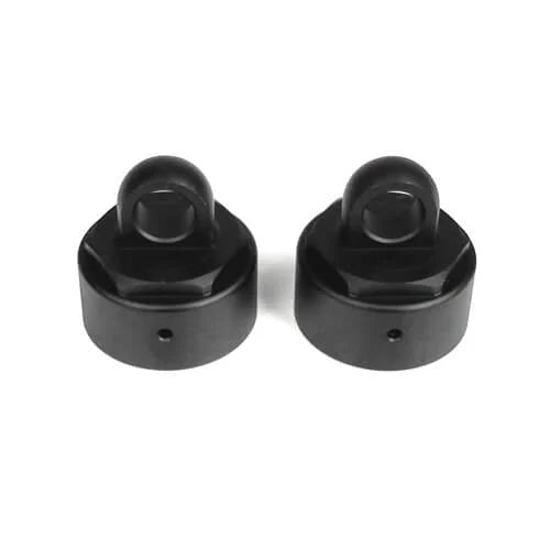 TKR6003B – Non-Vented Shock Caps (aluminum, black anodized, 2pcs)