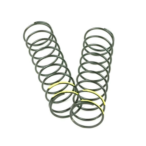 TKR6032B – Shock Spring Set (rear, 1.5 x 10.0T, 3.59lb/in, 83mm, yellow)