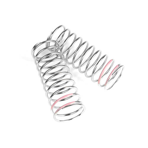 TKR6103 – LF Shock Spring Set (front, 1.6×11.0, 3.82lb/in, 57mm, pink)
