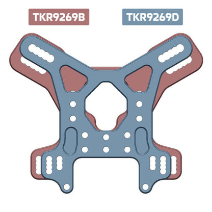 TKR9269D – Shock Tower (rear, lightened, 7075 CNC, GM ano, EB/NB48 2.x)