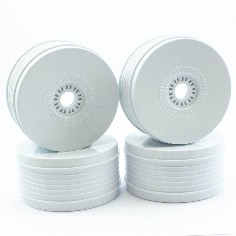 PROCIRCUIT VORTEX WHEELS V2 YELLOW/WHITE/BLACK (4pcs)